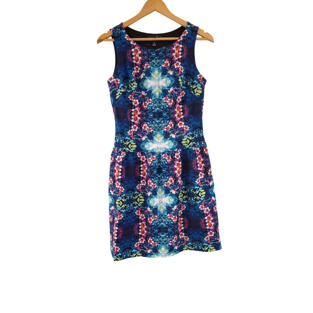 Cynthia Rowley Women's Size 6 Kaleidoscope Abstract Midi Dress